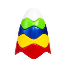 Дитяча пірамідка "Хвиля 2" 1805BMS 5 різнокольорових елементів Bamsic