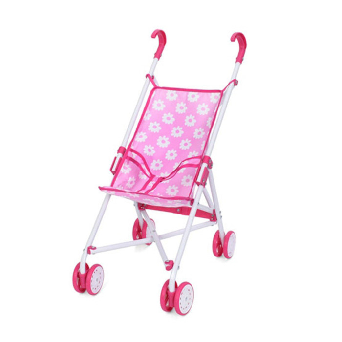 Дитяча коляска для ляльок "Ромашка" 9302 W-24 прогулянкова, складна Bambi