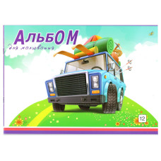 Альбом для малювання 902060  в асортименті 12 аркушів Leader