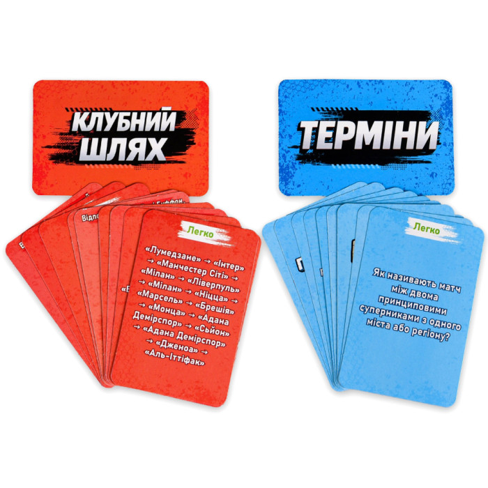 Карткова гра "Футбольний квіз" 31205ST 55 карток Strateg