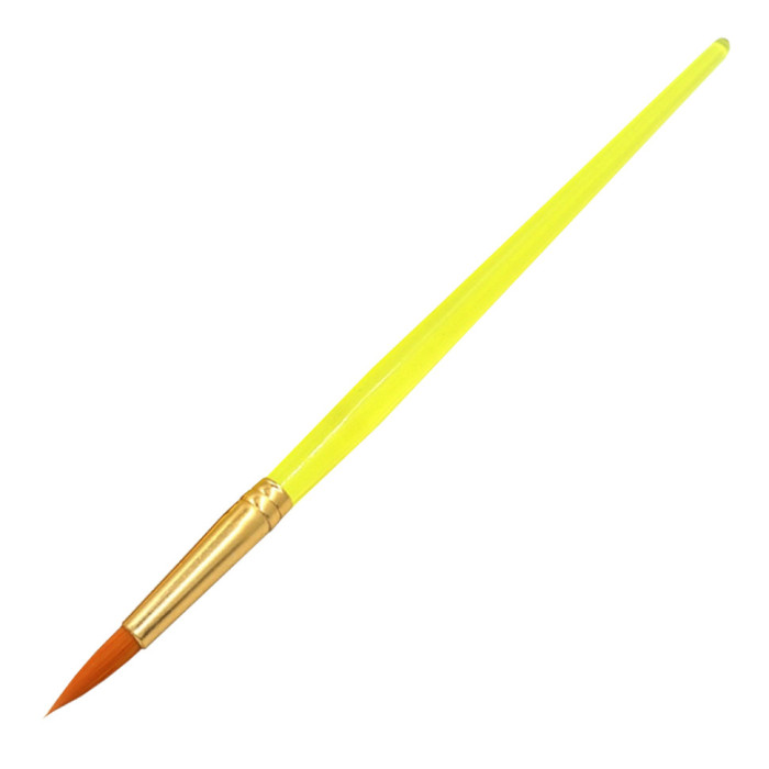 Художній пензлик №10 RA7620, круглий, 19 см Bambi