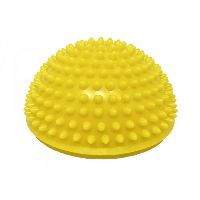 Напівсфера масажна кіндербол EasyFit EF-3001-Y 16 см, м'яка, жовта EasyFit
