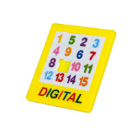 Логічна гра "П'ятнашки" 1376-B(Yellow) від 1 до 15 жовтий Bambi