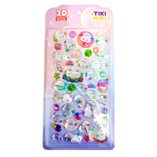Набір 3D-наліпок "Тікі казка" Tiki Wiki 25ESE009-02 серії Crystal Tiki Wiki