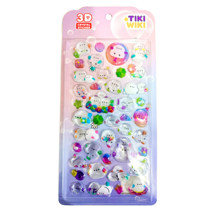 Набір 3D-наліпок "Тікі казка" Tiki Wiki 25ESE009-02 серії Crystal Tiki Wiki