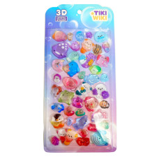 Набір 3D-наліпок "Тікі океан S2" Tiki Wiki 25ESE009-04 серії Crystal Tiki Wiki