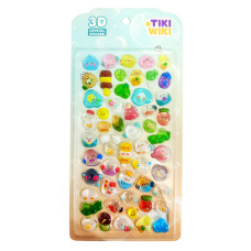 Набір 3D-наліпок "Тікі чарівність" Tiki Wiki 25ESE009-05 серії Crystal Tiki Wiki