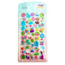 Набір 3D-наліпок "Тікі натхнення" Tiki Wiki 25ESE009-06 серії Crystal Tiki Wiki