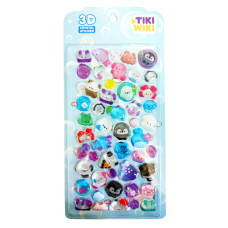 Набір 3D-наліпок "Тікі море S2" Tiki Wiki 25ESE009-08 серії Crystal Tiki Wiki