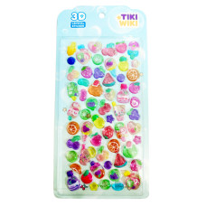 Набір 3D-наліпок "Тікі фрукти S2" Tiki Wiki 25ESE009-09 серії Crystal Tiki Wiki