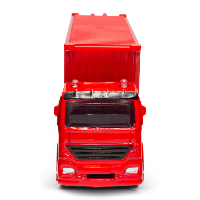 Автомодель колекційна Фура "Нова Пошта" TechnoDrive 250416CG масштаб 1:64 TechnoDrive