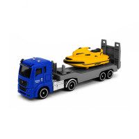 Дитяча автомодель "Вантажівка з моторним човном" TechnoDrive 250424CG-1, масштаб 1:64 TechnoDrive