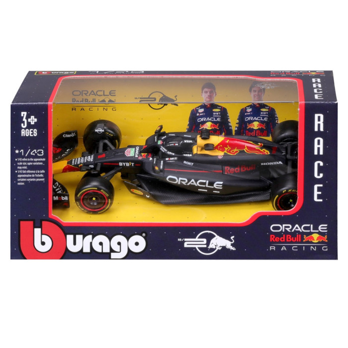 Автомодель RED BULL RACING RB20 (2024) Bburago 18-38097, масштаб 1:43 Bburago