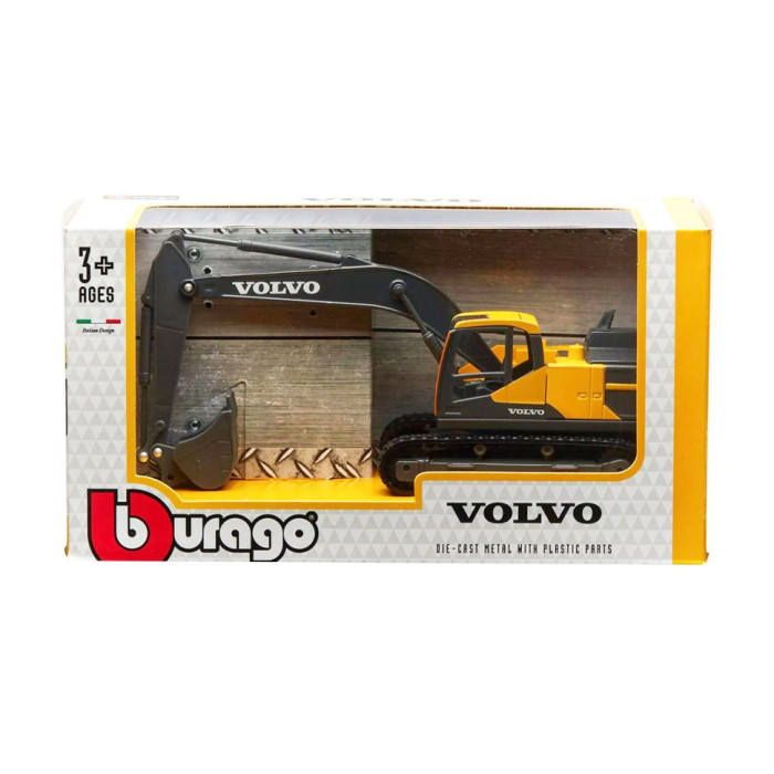 Автомодель "Екскаватор Volvo EC220E" Bburago 18-32086 серії Construction Bburago