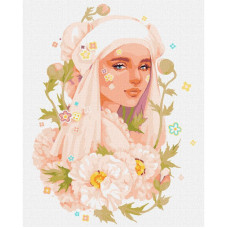 УЦІНКА! Картина за номерами "Рожева фантазія"©lesya_nedzelska_art Ідейка KHO2555-UC, 40х50 см