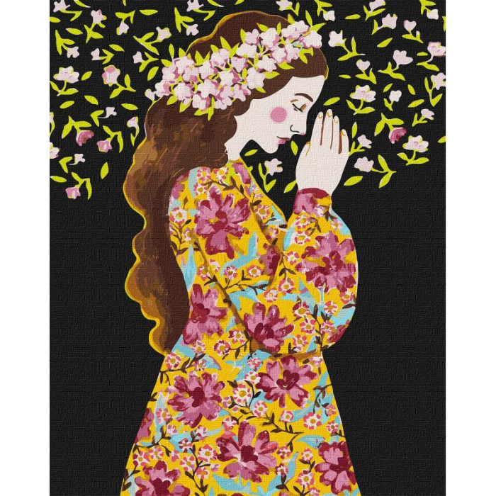 УЦІНКА! Картина за номерами "Віра"©olena.papka Ідейка KHO2606-UC, 40х50 см