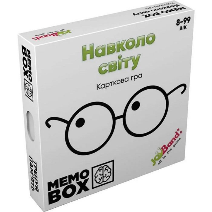 Настільна гра "Навколо світу" MB0002, інструкція, 52 картки JoyBand