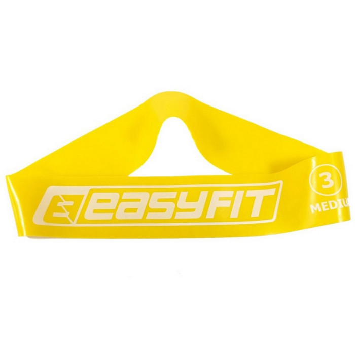 Гумка для фітнесу №3 EF-1813-3 жовта 10 кг EasyFit