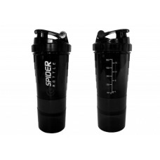 Спортивний шейкер Spider EF-7200-BK 0,5 л, чорний EasyFit