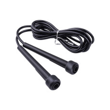 Скакалка для гімнастики EF-1915, чорна, 2,8 м EasyFit