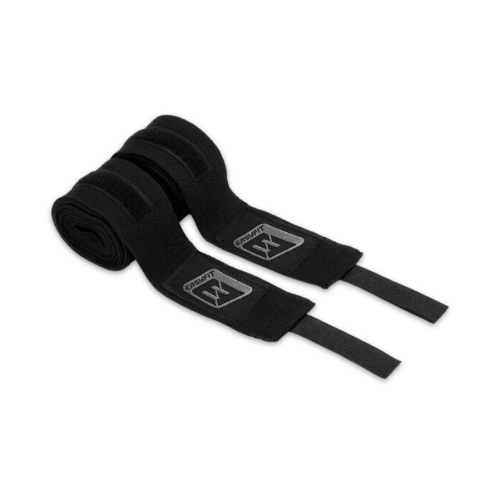Бинти для боксу EF-0373-30-bk, FlexWrap, чорні, 3 м EasyFit