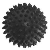 Масажний м'ячик EF-1063-BK, 7,5 см, жорсткий, чорний EasyFit
