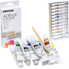 Набір акрилових фарб "Art Rangers Acrylic" PA31.12006.A 6 мл, 12 кольорів  Bambi