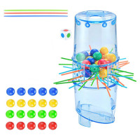 Настільна гра "Trick Stick" 7289477253, кульки, кубик, палички Bambi