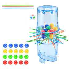 Настільна гра "Trick Stick" 7289477253, кульки, кубик, палички Bambi