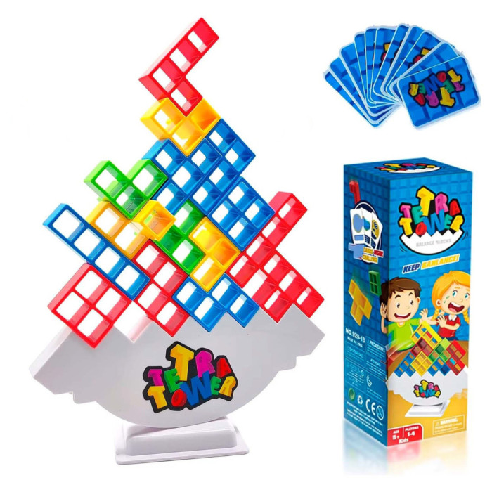 Настільна гра "Tetra Tower" TET-88103B, 32 деталі Bambi