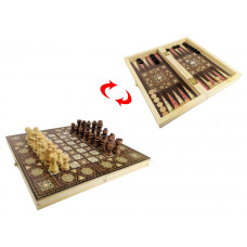 Настільна гра Шахи 1680 з шашками і нардами  Східний стиль HAODELI CHESS