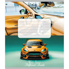 Зошит для школярів "Автосалон" 012-590506K-4 у клітинку, 12 аркушів Leader