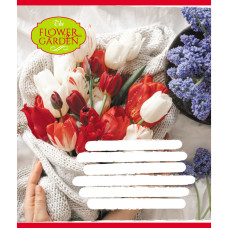 Зошит для школярів "The Flower Garden" 024-590552K-5 у клітинку, 24 аркуші  Leader