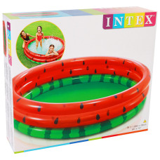 Дитячий надувний басейн Кавун 58448 з ремкомплектом Intex