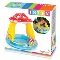 Дитячий надувний басейн Грибок 57114 з навісом Intex