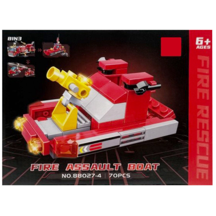Дитячий конструктор "Fire Rescue" 88027-4, 70 деталей Bambi