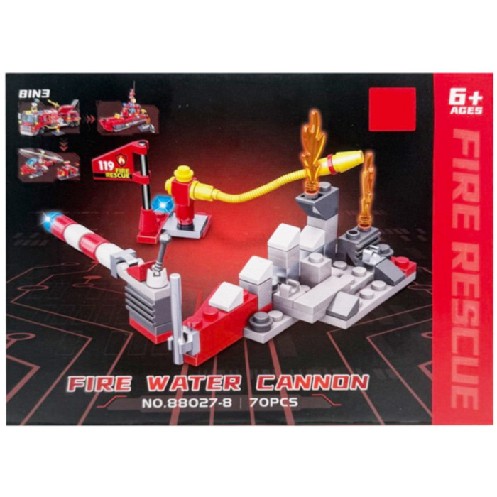 Дитячий конструктор "Fire Rescue" 88027-8, 70 деталей Bambi