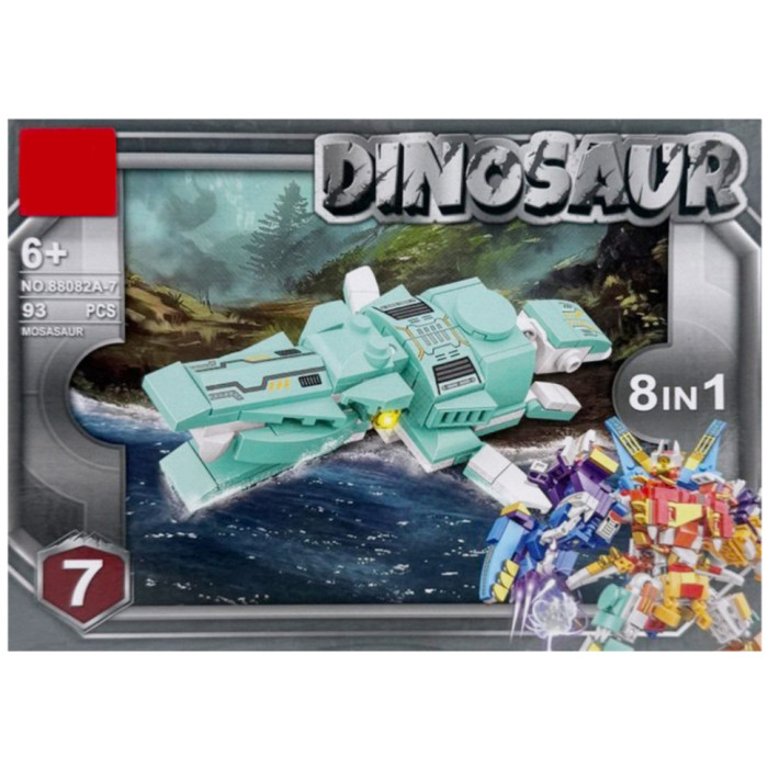 Дитячий конструктор "Dinosaur" 88082A-7, 93 деталі Bambi