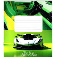 Зошит для школярів "Автосалон" 012-590506K-5 у клітинку, 12 аркушів Leader