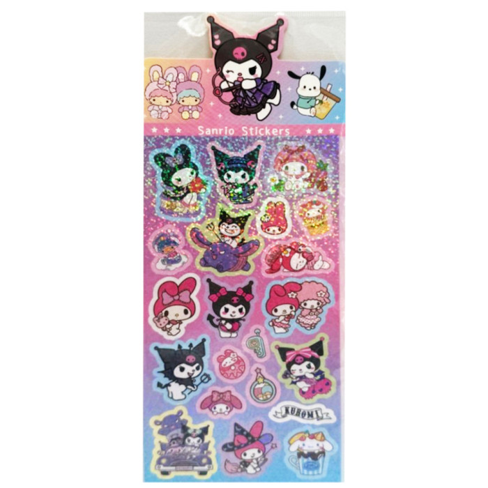 Декоративні наклейки "Sanrio Stickers" SZ240906-1 з блискітками Bambi