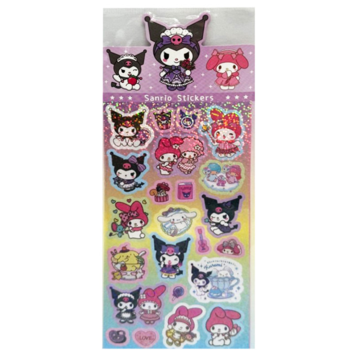 Декоративні наклейки "Sanrio Stickers" SZ240906-2 з блискітками Bambi