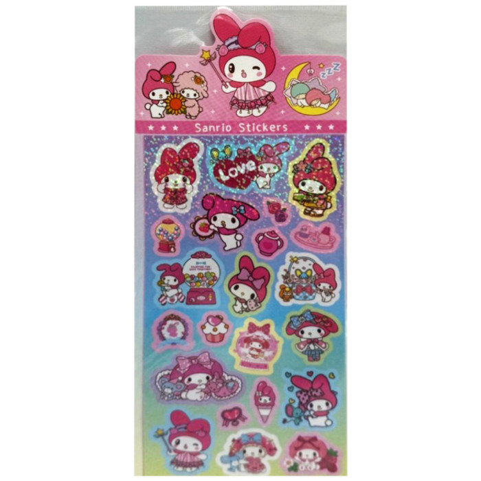 Декоративні наклейки "Sanrio Stickers" SZ240906-7 з блискітками Bambi
