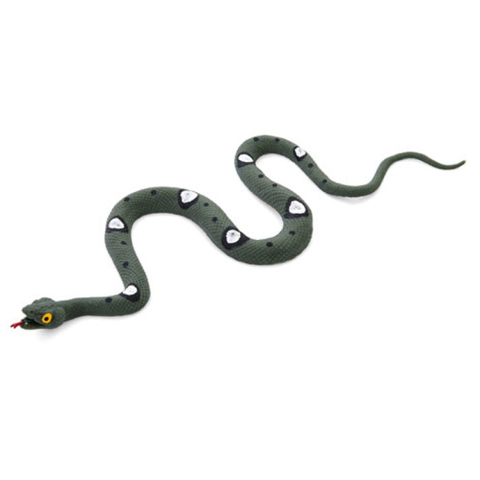 Дитяча антистресова іграшка "Змія" 7213(Dark-Green) гумова 39 см Bambi