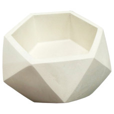 Гіпсове кашпо "Великий багатогранник" GK-10-polyhedron Bambi