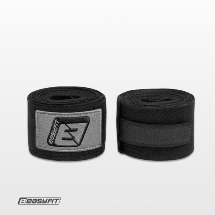 Бінти для боксу EasyFit EF-0374-30-bk, Classic Wrap, чорний 3 м EasyFit