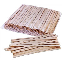 Палички для розмішування напоїв Wooden-sticks1000, 14 см, 1000 шт Bambi