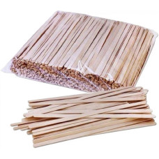 Палички для розмішування напоїв Wooden-sticks1000, 14 см, 1000 шт Bambi