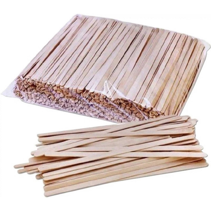 Палички для розмішування напоїв Wooden-sticks1000, 14 см, 1000 шт Bambi