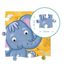 Пазл Слоненя DoDo 300162, 16 деталей DoDo Toys