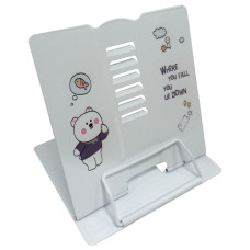 Підставка для книг "Bear" 555-328-S(White) металева Bambi